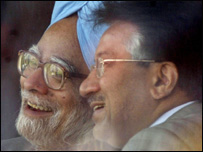 मुशर्रफ़ और मनमोहन