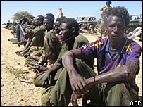 شورشیان دستگیر شده چاد