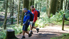 Walking down to Peiran Falls