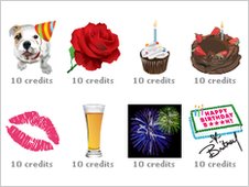 Facebook gift shop screengrab