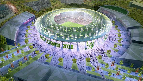 Proposed new stadium for Nottingham Forest