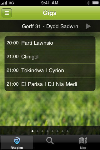 iSteddfod iPhone app