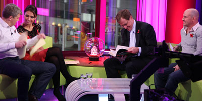 Adrian Campbell in the studio