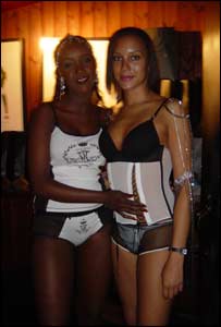 Isser and Chanel model some of Oyster:me's beautiful underwear