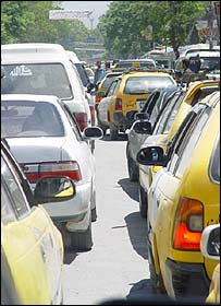 د کابل پر سړکونو گڼه گوڼه 