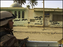 Soldado americano em Bagdá