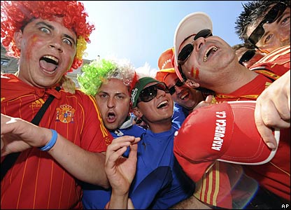 Fan Tây Ban Nha và Italy