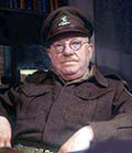 Photograph showing Captain Mainwaring from the BBC Dad's Army series