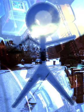 The blue man knows best