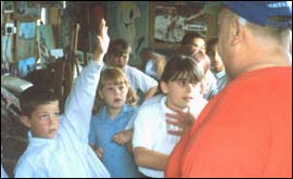 Patrick Allen working with children 