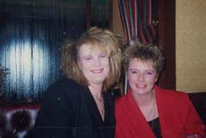 Ashley's mum (on the right) at 21 with her best friend. 
