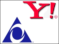AOL ve Yahoo! logoları