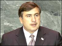 Presidenti i Gjeorgjisë, Saakashvili