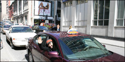 در تاکسی آقا شهريار