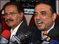 آصف زرداری اور مخدوم امین فہیم