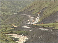 Obras da Interoceânica Sul, no Peru