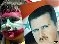 تظاهرات طرفداری از سوريه 