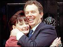 O casal Tony e Cherie Blair