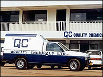 Instalações fabris da Quality Chemicals