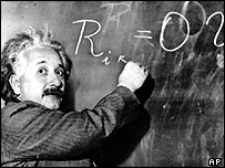 O cientista Albert Einstein