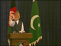 حامد کرزی در اجلاس صلح 