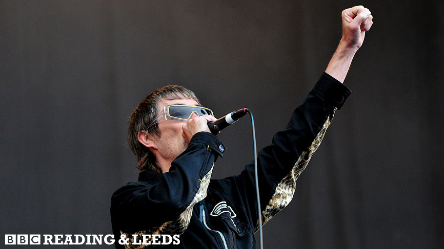 Ian Brown at Leeds festival