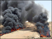 हशीश का नष्ट किया गया भंडार