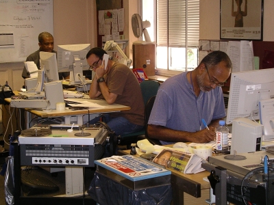 Redacção da secção em língua portugues da BBC