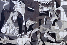 Detail from Pablo Picasso's painting Guernica