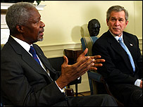 अन्नान और बुश