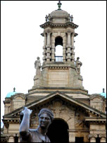 Outside Cartwright Hall