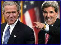 George Bush a John Kerry (koláž)