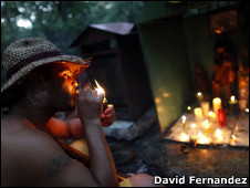 Tobacco is considered a sacred offering to the saints