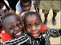 crianças na África