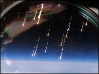 Comets fall to the Earth from space