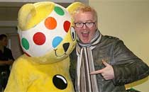 Chris Evans and Pudsey