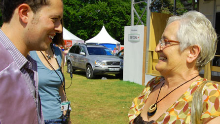 Gweddw Dic Jones yn llongyfarch Llyr