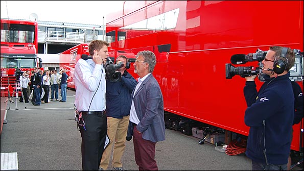 Last minute chat with Eddie