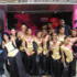 Dee and Rav with dancers at the Bradford Mela 2008