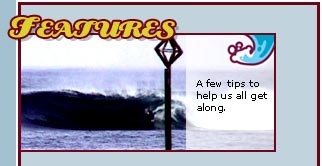 Features: surfing etiquette