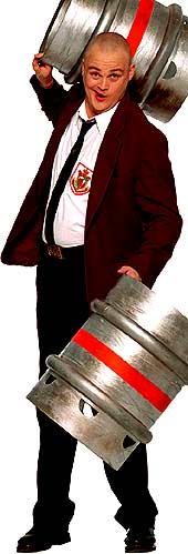 Awesome...anyone who's built like a brick out-house (!) deserves respect!