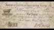 One pound note issued by Aberystwyth & Tregaron Bank