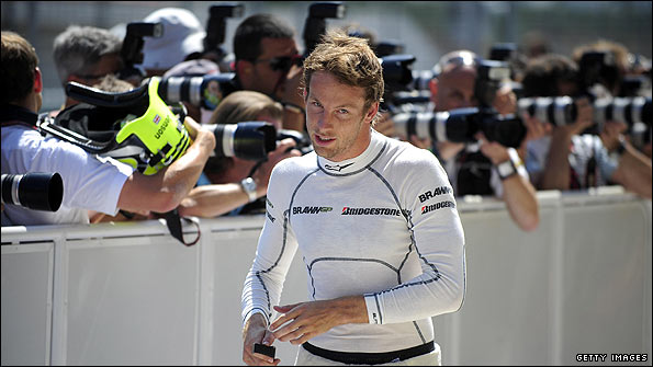 Brawn GP driver Jenson Button