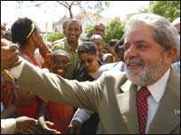 O presidente Luiz Inácio Lula da Silva no Cabo Verde (foto: Wilson Dias/ABr)