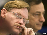 Robert Zoellick na abertura da reunião de ministros de Finanças e presidentes dos bancos centrais dos países do G20, em São Paulo