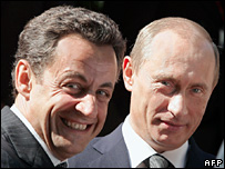 Sarkozi dhe Putin në takimin e së mërkurës 