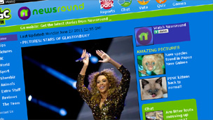 Old Newsround website screenshot
