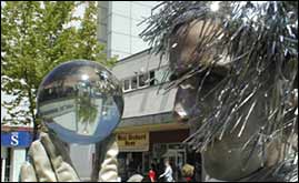 A performer at The Godiva Street Party 