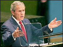 جورج بوش رئيس جمهور آمريکا