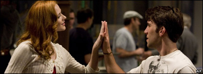 Two actors prepare for a production of Shakespeare’s Romeo and Juliet